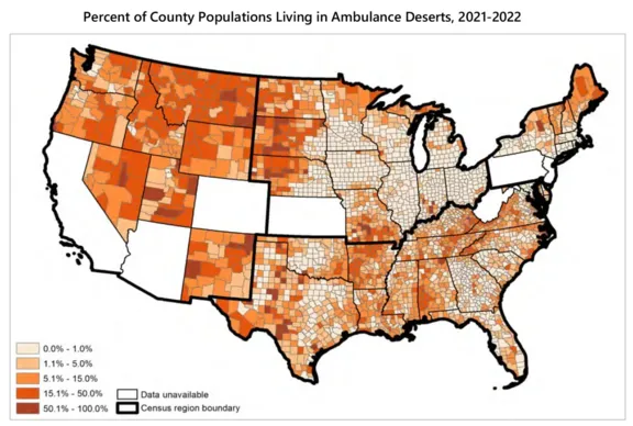ambulance deserts